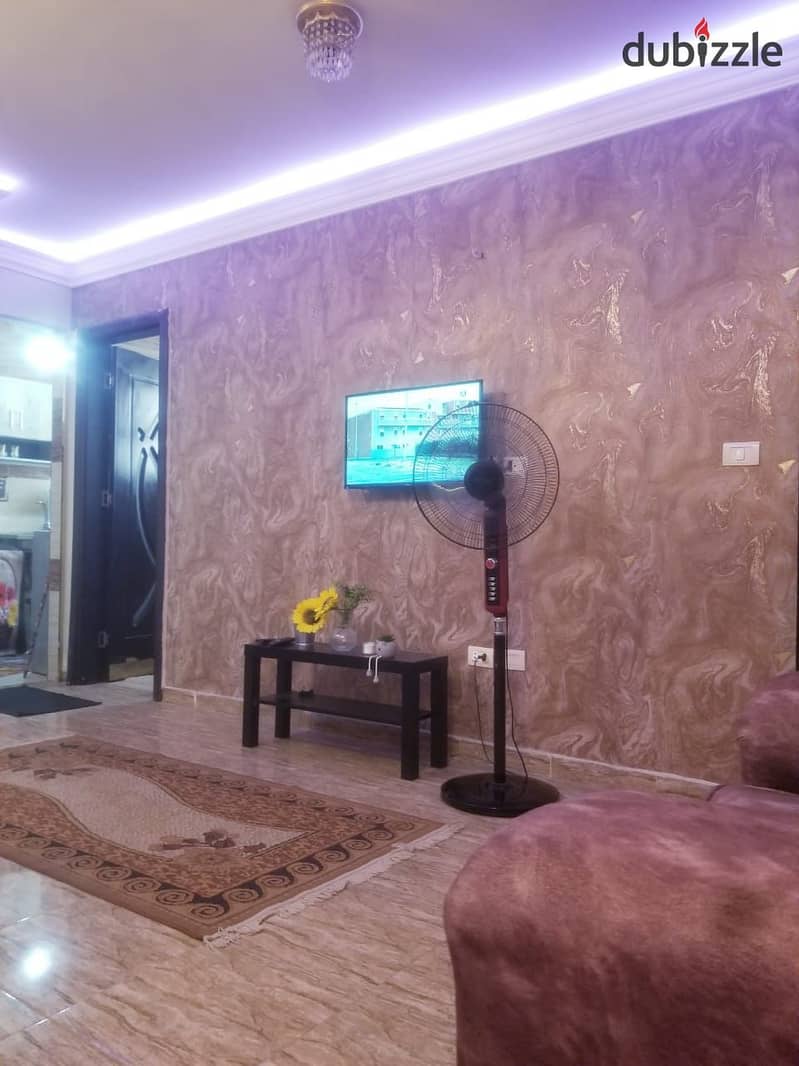 Furnished apartment for rent in Madinaty compound 13