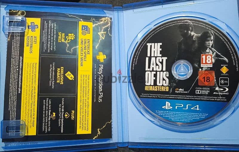 last of us remastered PS4 used as new 1