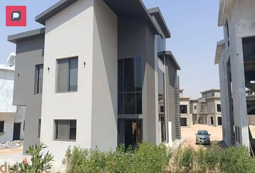 Double view villa for sale in the First Settlement, close to Creek Town Compound, in front of Family Park and minutes from Kempinski, in installments 3