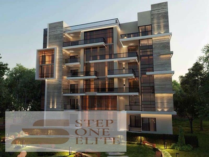 apartment, two rooms, ground floor, garden, in the best location on 6th of October in Sun Capital Compound 1