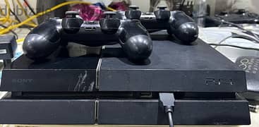 ps4 fat 1tb 2 controllers