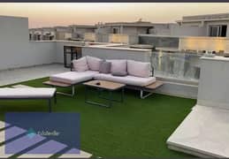 Sky villa 257 meters fully finished with a 10% down payment and payment over 7 years at the lowest price in Mostaqbal City