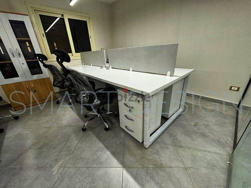 خلية عمل _  Work Station _ بارتيشن مكاتب _ Partition  
خشب mdf اسباني 2