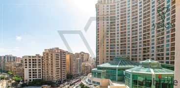 وحدة سكنية للإيجار المفروش 270م فى سان ستيفانو( فورسيزون ) .