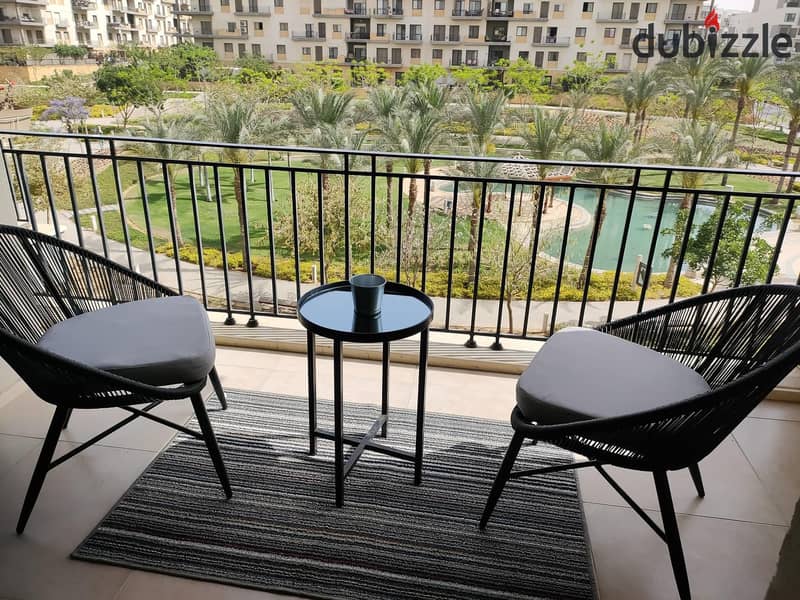 Fully furnished apartment for rent in Eastown sodic compound new Cairo fifth settlement 1