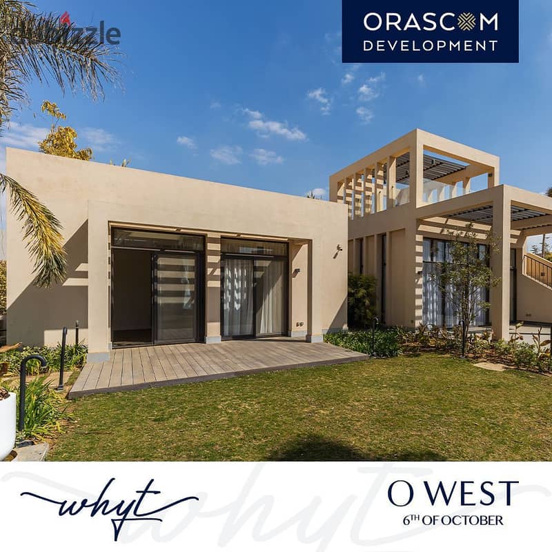 Duplex for sale 222 m landscape view in front of Mall of Egypt from Orascom in installments 1