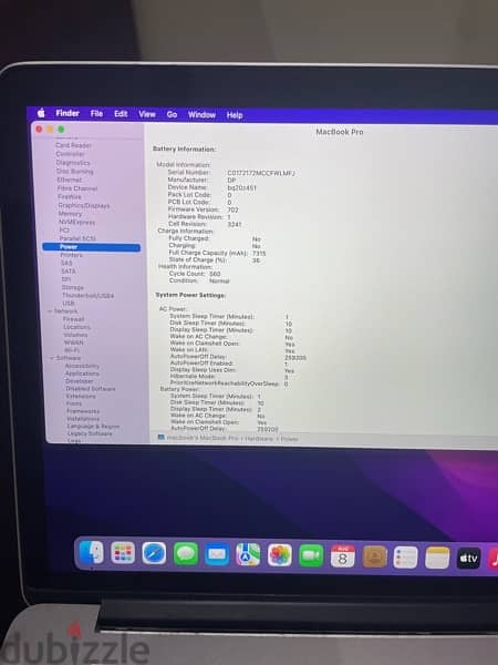 MacBook Pro 15 inch 2015 core i7 RAM 16 GB 512 SSD 5