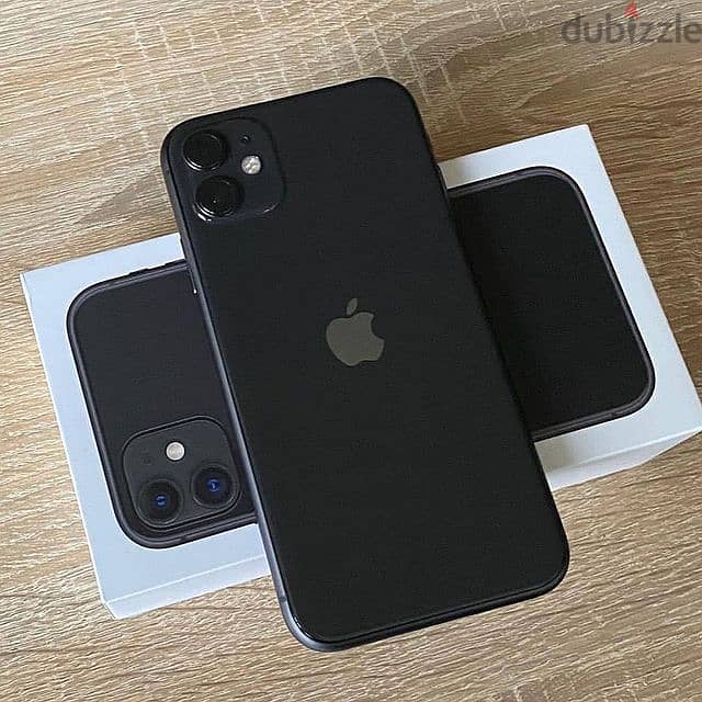 iphone 11 خط	64GB مستعمل ( بطارية 82% & الكرتونة الصغيرة ) 0