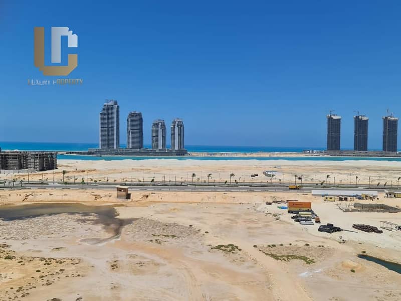 Penthouse view the gate towers resale Down Town Alamein Penthouse for sale redy to move fully finished installments over 2027 noth coast 3