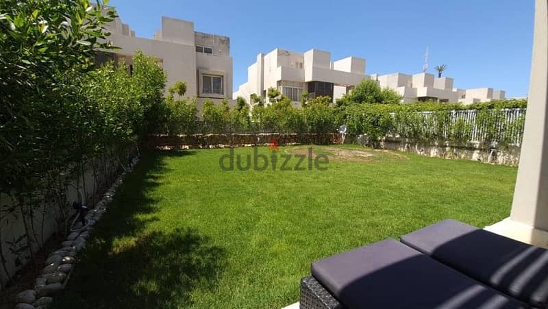 chalet for rent in hacienda bay شاليه ارضي بحديقه 19