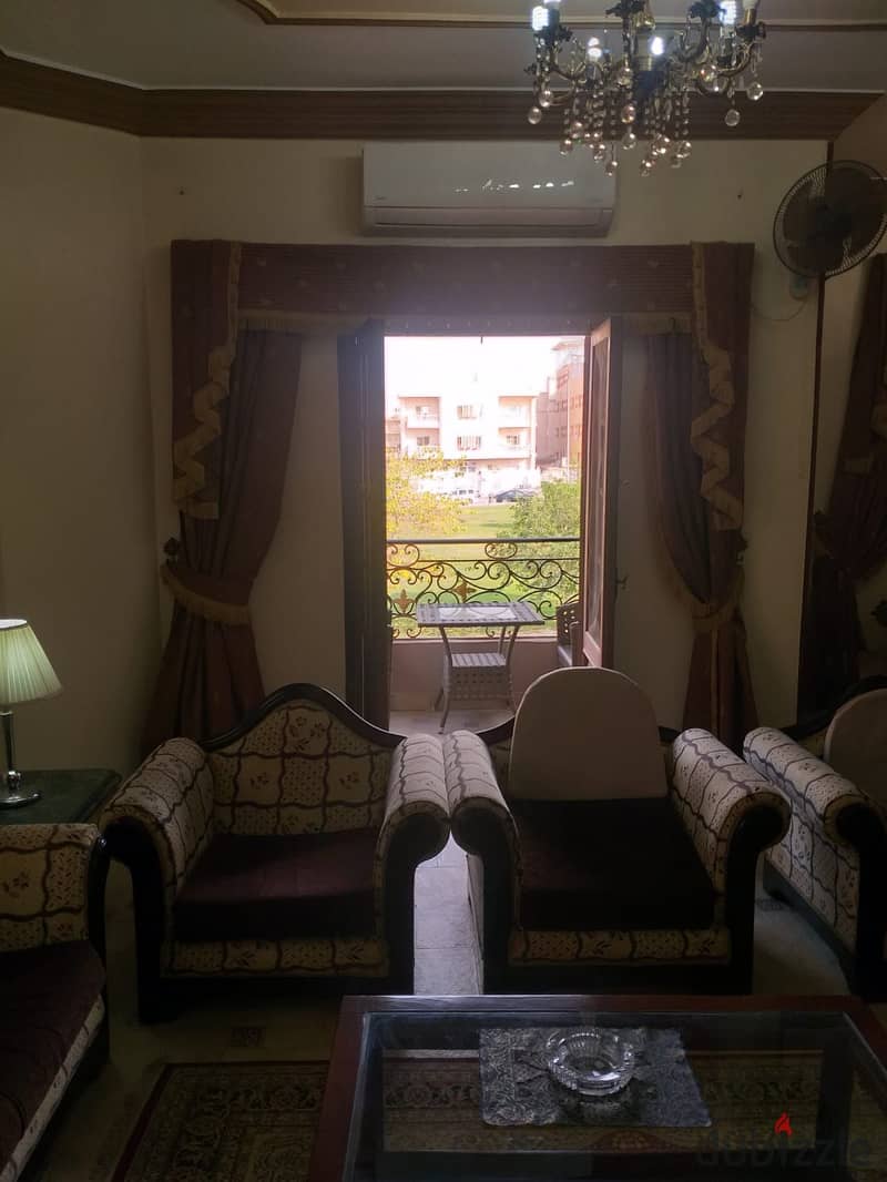 Fully furnished Apartment for rent Garden view in El Yassmen 3 area 215 sqm 2