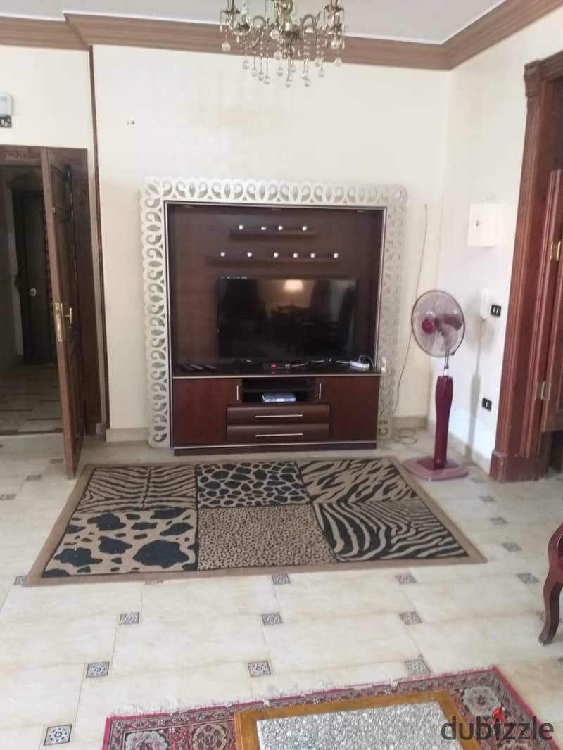 Fully furnished Apartment for rent Garden view in El Yassmen 3 area 215 sqm 5