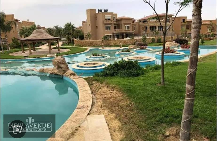 Villa prime location overlooking landscape at Bellagio New Cairo 5 bedrooms 5