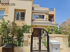 directly on Suez road villa for sale in installment prime location in sarai new cairo