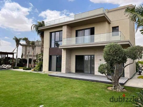 ready to move villa for sale in the estates sodic Elsheikh zayed / in installment / prime location /next to beverly hills / private pool 5