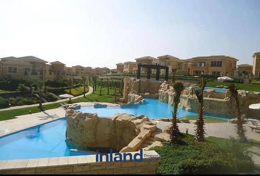 765 sqm villa for sale with a lake view in Stone Park in the best location in New Cairo 7