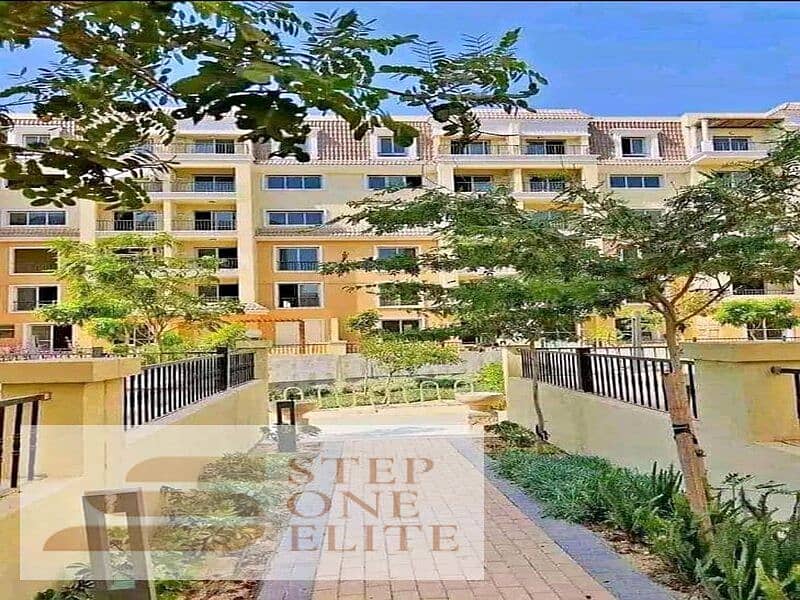 Apartment for sale, ground floor with garden, in installments, in Sarai, New Cairo 1