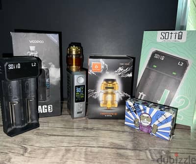 vape drag 3 with geekvape zues tank x rta