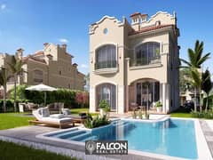 Villa Standalone Ready To move For Sale Lavista Patio Prime Shrouk City New Cairo