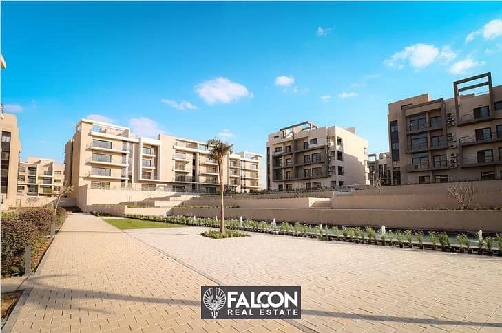 For Sale a 160 sqm apartment, finished, with air conditioners, for sale in the heart of the Fifth Settlement, in the Fifth S 6