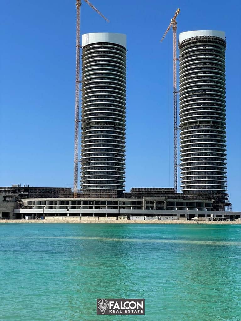 Duplex 678m Fully Finished | 6Bed| For Sale First Row Alamain Tower North Coast 3