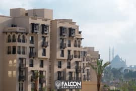 Immediate receipt of a 128 sqm apartment (finished) for sale in front of the Maqra El Oyoun wall in New Fustat Compound, in installments over 12 years 0