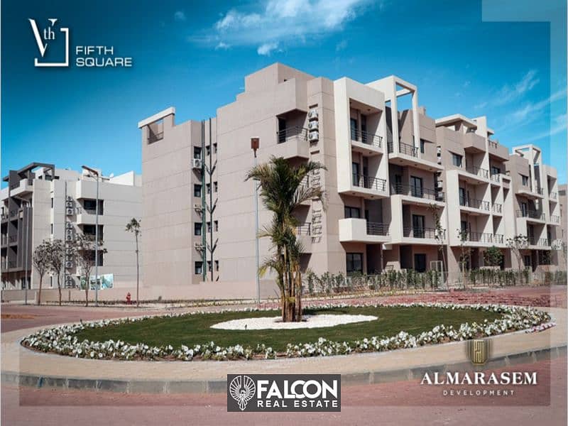 Immediate delivery of a 160 sqm apartment, “finished with air conditioners”, for sale in the heart of Fifth Settlement, Direct, on Teseen Street, in F 1