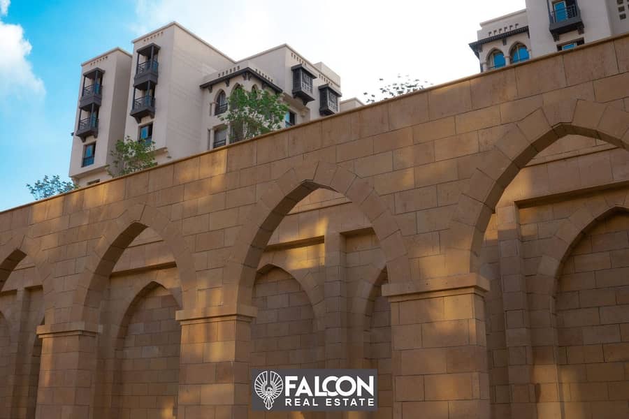 Immediate receipt of a 124 sqm apartment (finished) for sale in front of the Maqra El Oyoun wall in New Fustat Compound, in installments over 10 years 3