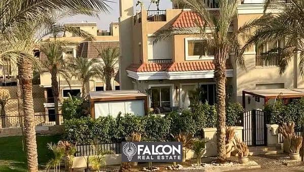 For sale next to Madinaty and El Shorouk, a 3-storey villa in Sarai New Cairo, with installments over 8 years 5