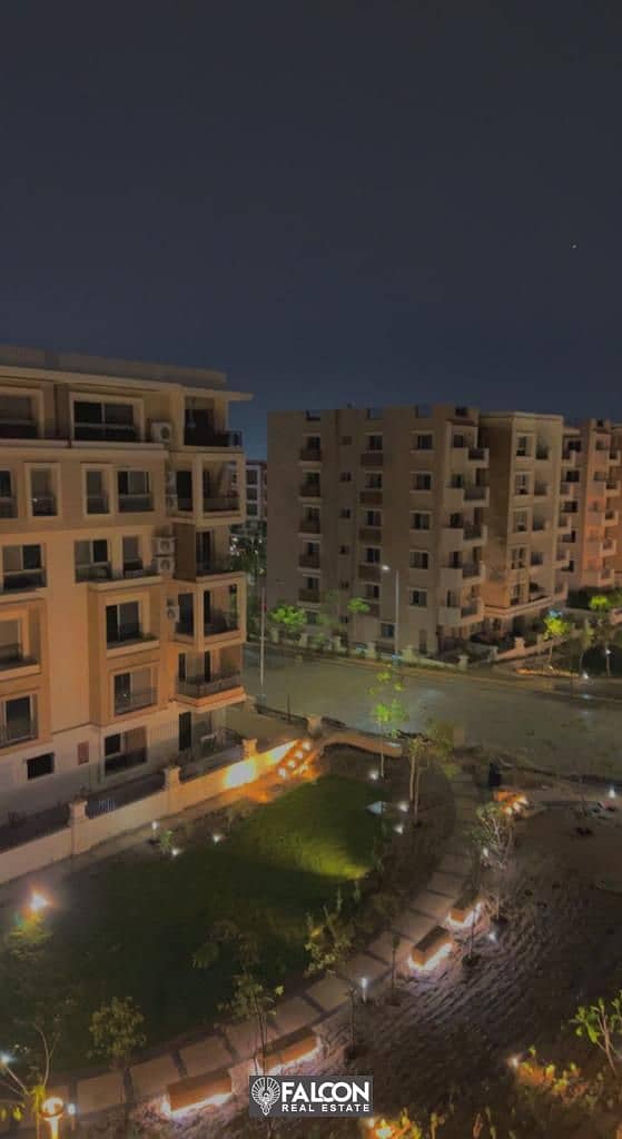 For sale after discount, an apartment with a garden in front of Cairo Airport and next to the Marriott Hotel in Taj City, New Cairo 8