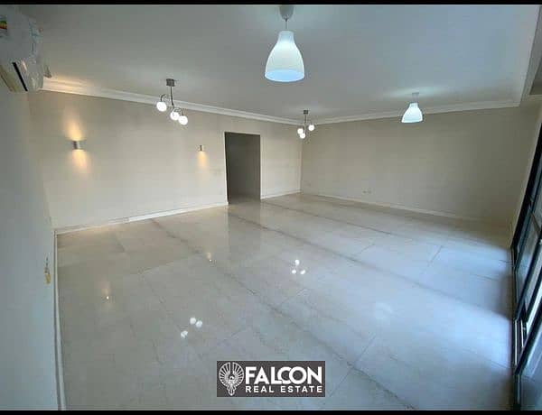 Receive immediately a 165m apartment "fully finished" in the heart of the Fifth Settlement, Patio 7 Compound, New Cairo 3