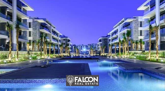 Receive immediately a 165m apartment "fully finished" in the heart of the Fifth Settlement, Patio 7 Compound, New Cairo 5