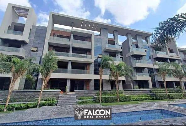 Receive immediately a 165m apartment "fully finished" in the heart of the Fifth Settlement, Patio 7 Compound, New Cairo 7