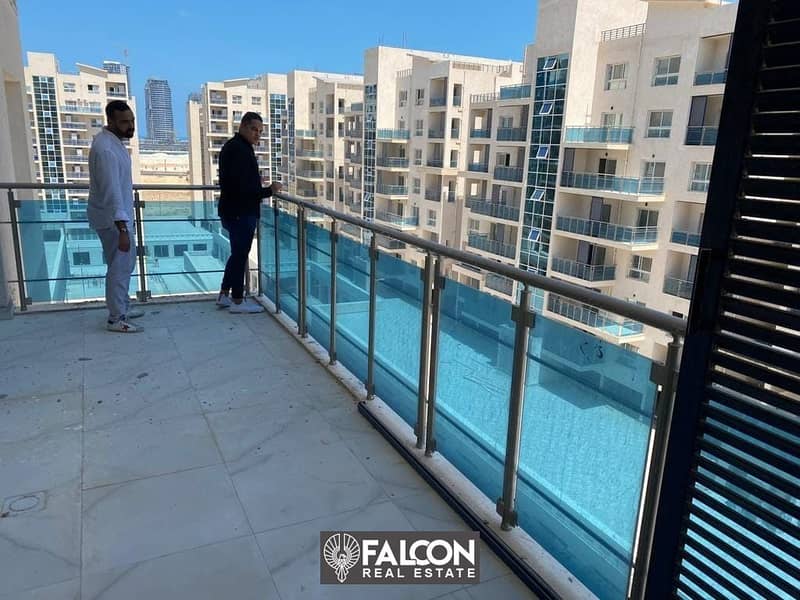 For sale, with a panoramic view on the sea, 115 sqm apartment, “finished”, immediate delivery, on the North Coast, New Alamein, in installments over 7 0