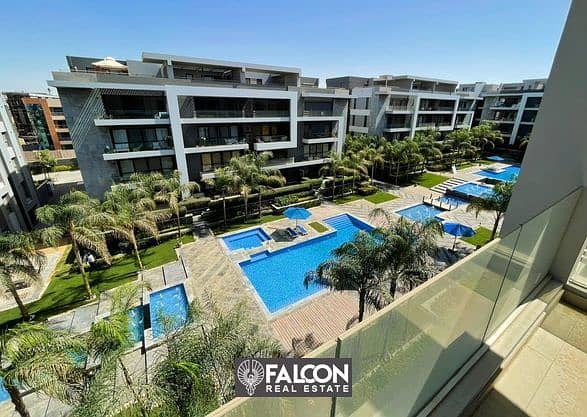 Immediate receipt of a 165 sqm apartment, fully finished, in the heart of the Fifth Settlement, El Patio 7 Compound, New Cairo. 2