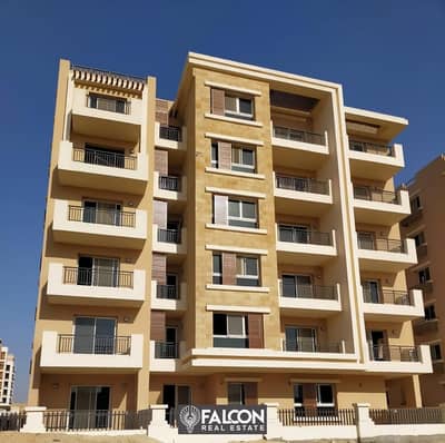 Apartment for sale, 129 meters, fantastic view on golf in Taj City, installments up to 8 years, a 42% cash discount, and cash installments over 6 year