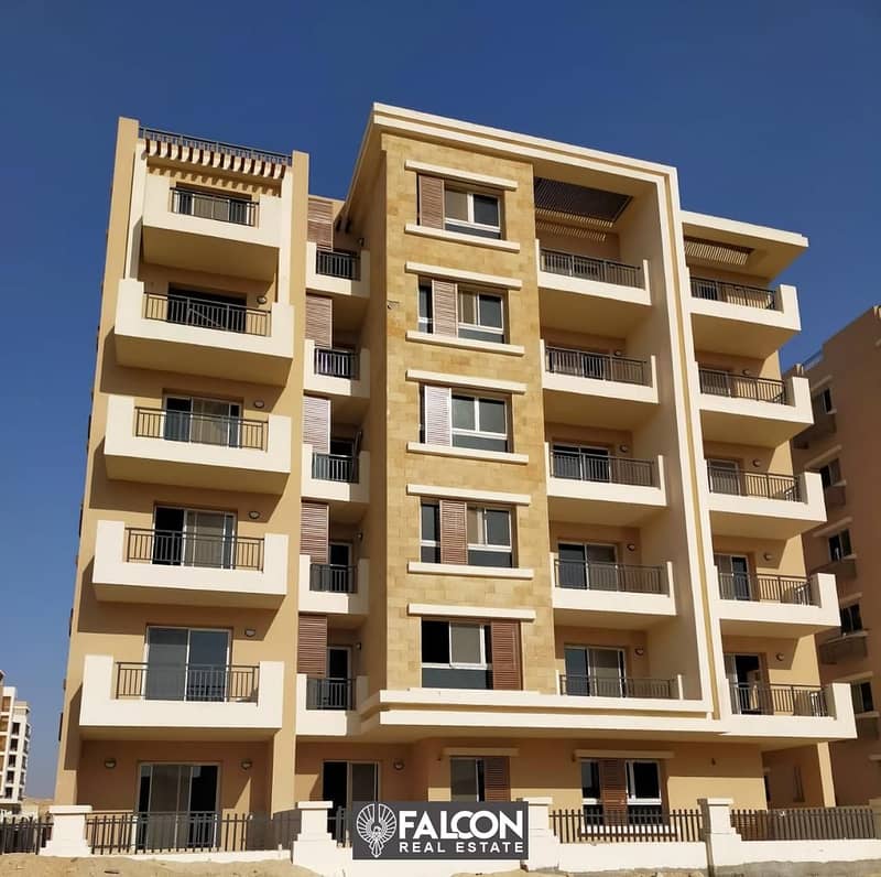 Apartment for sale, 129 meters, fantastic view on golf in Taj City, installments up to 8 years, a 42% cash discount, and cash installments over 6 year 0