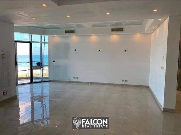 Own a 243-square-meter finished villa for 2,500,000 in the heart of New Alamein City, ready for viewing now, Sea View and Lagoon, Alamein Towers, 2