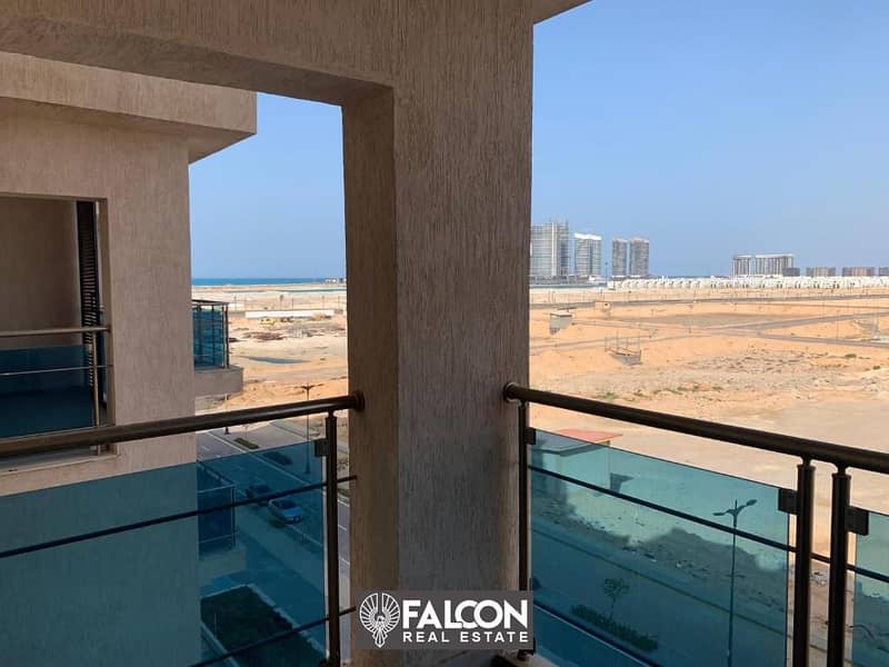 Finished apartment for sale in New Alamein City, 145 meters, ready for viewing now, with a 10% down payment and installments up to 10 years 0