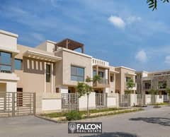 Quattro villa for sale in Taj City Compound in the New Settlement next to Swan Lake Hassan Allam