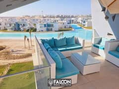 Fully finished duplex with roof on the sea for sale in Ras El Hekma, Fouka Bay, developed by Tatweer Misr