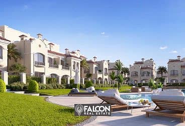 Townhouse villa ready for inspection and furnishings for sale, immediate receipt in installments in La Vista El Patio Casa El Shorouk 5