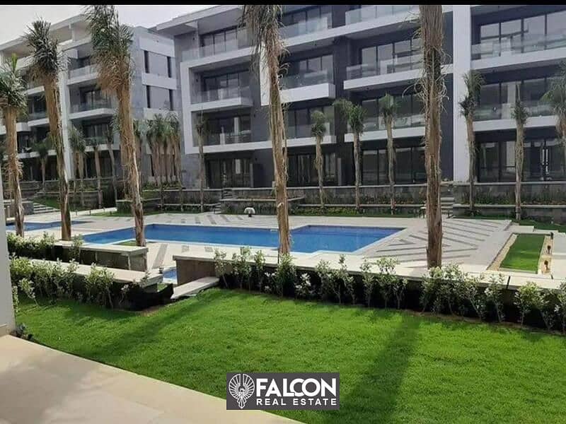 Ground floor apartment with garden for sale, immediate receipt in installments, in La Vista, Shorouk, Patio Casa Patio Casa 2