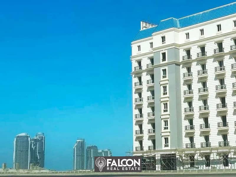 Fully finished apartment for sale, immediate receipt, finished, in El Alamein, next to City Edge Towers 9