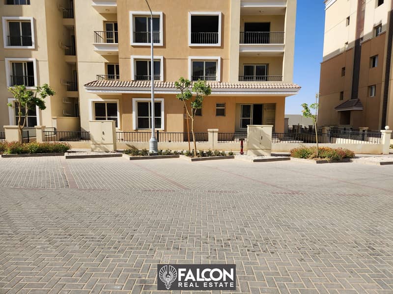 ground garden apartment 205sqm for sale in sarai compound new cairo DP/ 10% & installment 8 years . . . . . . . . . . . . . . . . . . . . . . . . . . 7