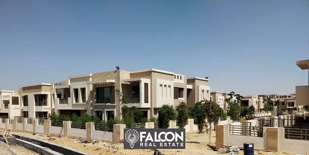 villa for sale  3 floor in Taj City new cairo In front of Mirage City down payment 10% & installment 13