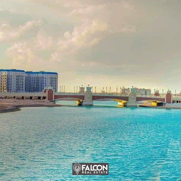 3bedroom apartment with an area of ​​​​173m for sale in the Latin Quarter El Alamein City with a direct view on the Crystal Lagoon fully finished 0