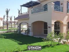 Fully finished garden chalet for sale, immediate delivery, in La Vista Gardens, Ain Sokhna