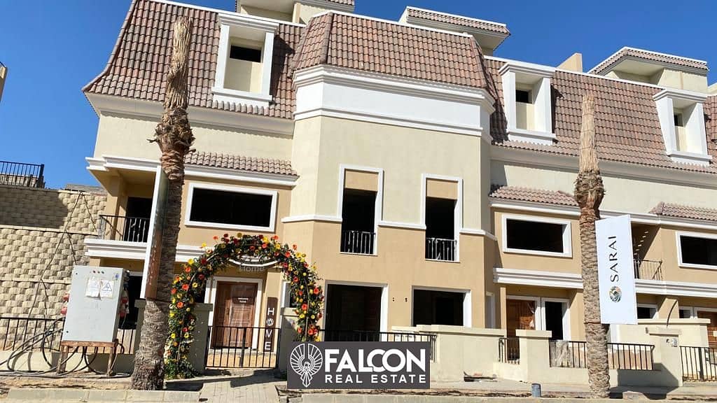 For sale, a villa in front of Madinaty, with a down payment of 3 million, in Sarai, New Cairo 1