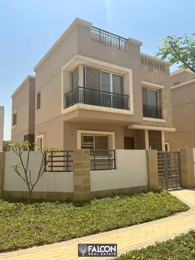 Quattro villa for sale in Taj City Compound in the New Settlement next to Mirage City and Swan Lake Hassan Allam 1